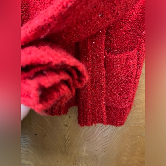 Cat and Jack sequin sparkle cardigan sweater XL 14/16 - Picture 4 of 6